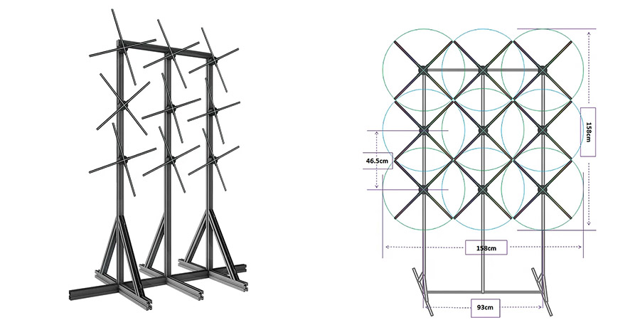 dòng video wall nhiều quạt led 3d (3)