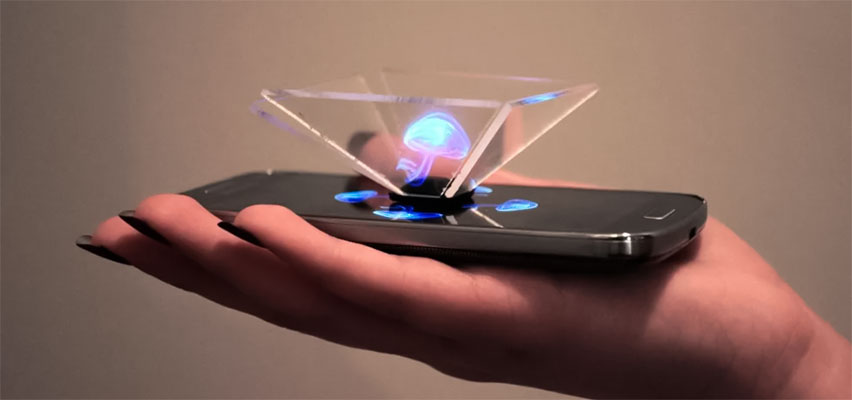 hình ảnh đẹp thu được từ máy chiếu hologram tại nhà